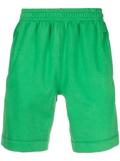 Styland Logo Patch Track Shorts In Green