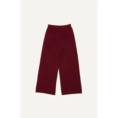 Subset Wide-leg Pant In Garnet