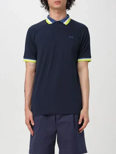 Sun 68 Polo Shirt  Men Color Blue