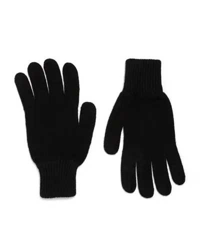 Sunspel Cashmere Gloves In Black