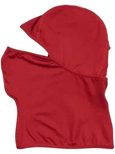 Supreme Logo-print Balaclava In Red