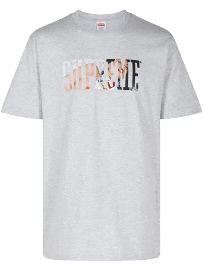 Supreme Tera Patrick Collegiate "ash Grey" T-shirt In Gray