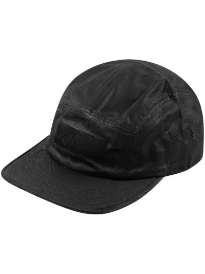 Supreme X Mm6 Maison Margiela Painted Camp Cap In Black