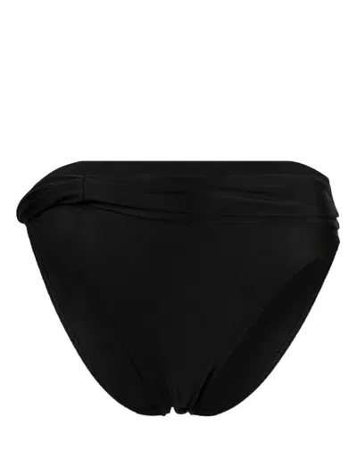 Supriya Lele Elasticated-waistband Bikini Bottoms In Black