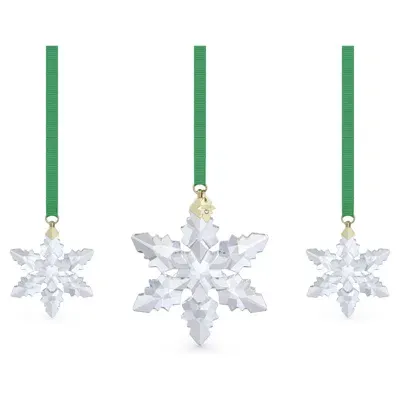 Swarovski Annual Edition Ornament Set 2024 In Brown