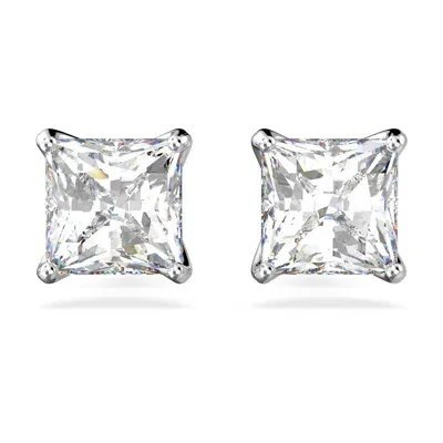 Swarovski Attract Stud Earrings In White