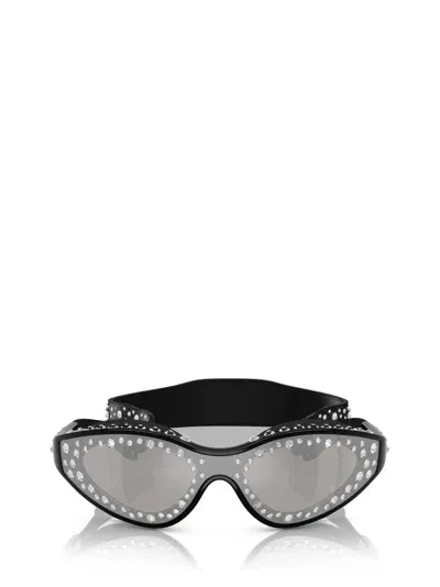 Swarovski Butterfly Frame Sunglasses In Black