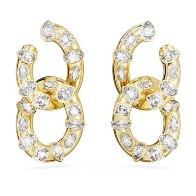 Swarovski Dextera Hoop Earrings In White