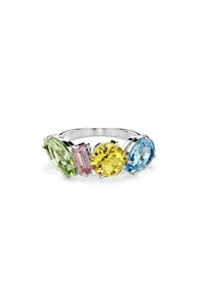 Swarovski Gema Crystal Ring In Multicolored