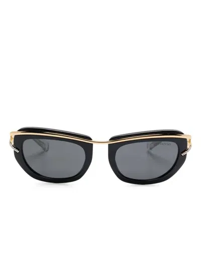 Swarovski Sk7026 Sunglasses In Black