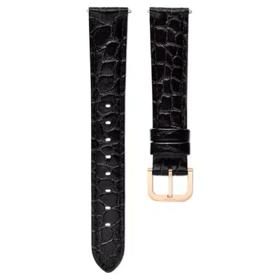 Swarovski Watch Strap In Black