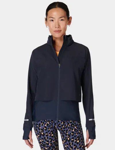 Sweaty Betty Fast Track Running Jacket In Blue