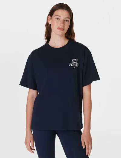 Sweaty Betty Find Your Power T-shirt In Blue