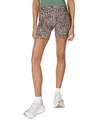 Sweaty Betty Power 6 Biker Shorts In Brown