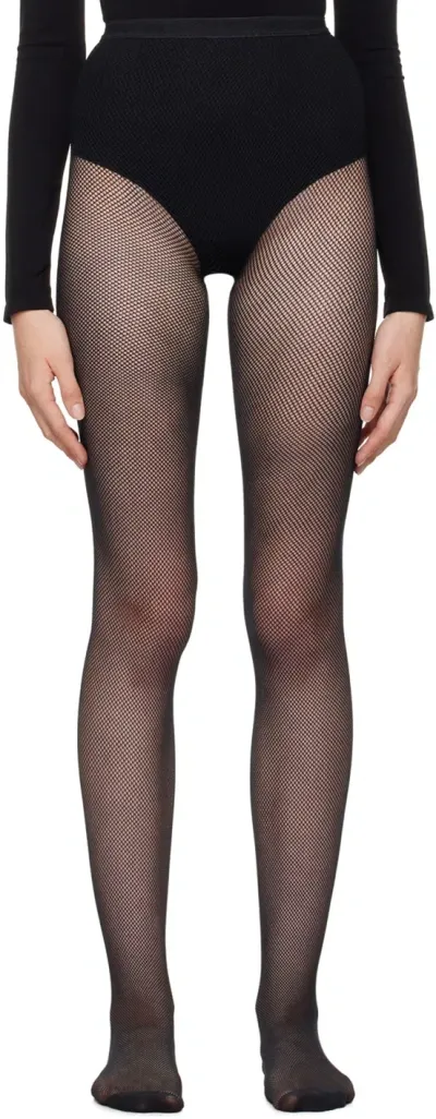 Swedish Stockings Black Elvira Net Tights