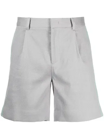 System Side-stripe Shorts In Grey