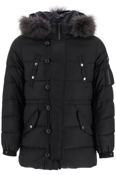 Tatras Down Jacket With Wool And Silk Lining In Black