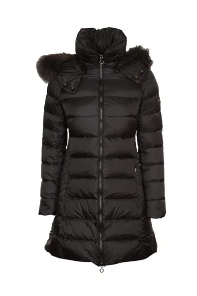 Tatras Fur Detailed Padded Jacket In Black