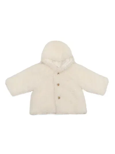 Teddy & Minou Padded Jacket In White