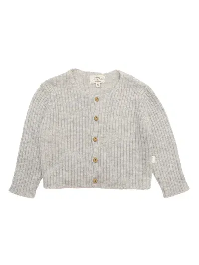 Teddy & Minou Kids' Sweater In Gray