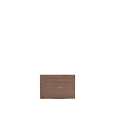 Teddy Blake Cardholder Stampato In Brown