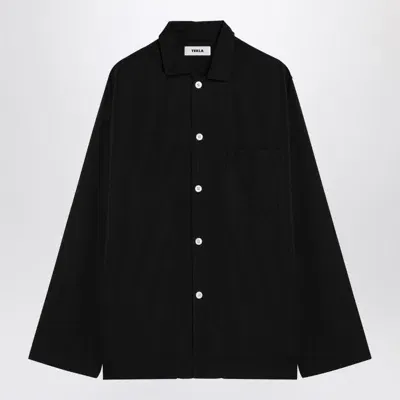 Tekla Pyjama Shirt In Black