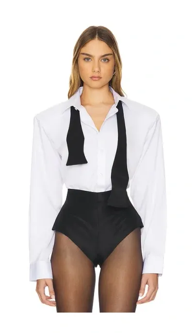 The Dolls House Toni Bow Tie Shirt In Íì´í¸