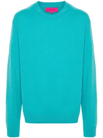 The Elder Statesman Simple Jumper In Blue