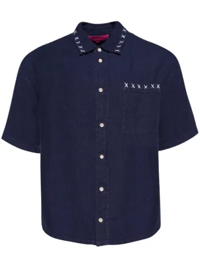 The Elder Statesman Sulfur Shirt In Blue