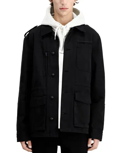 The Kooples Black Denim Worker Jacket