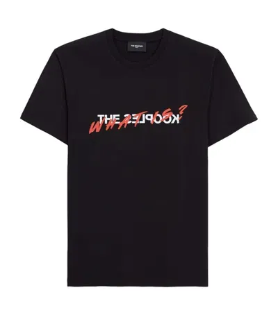 The Kooples Logo T-shirt In Black