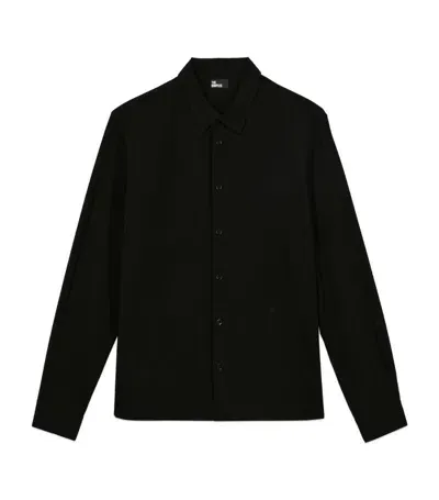 The Kooples Slim Long-sleeve Shirt In Black