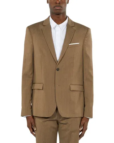 The Kooples Wool Suit Jacket In Brown