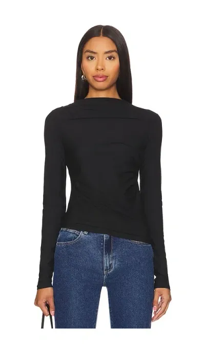 The Line By K Selma Longsleeve Top In Black