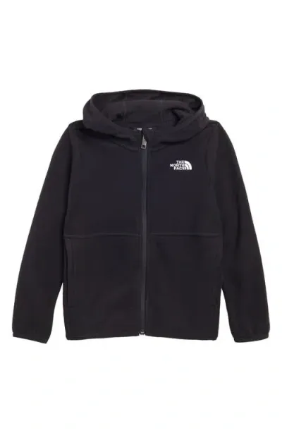 The North Face Kids' Glacier Fleece Zip Hoodie In Tnf Black