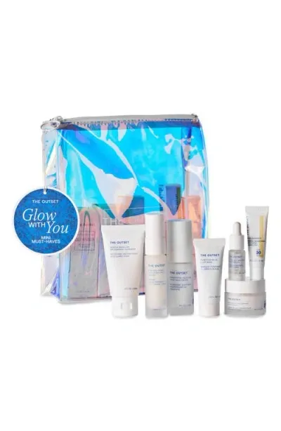 The Outset Glowing Beginnings Gift Set (limited Edition) $122 Value In Blue