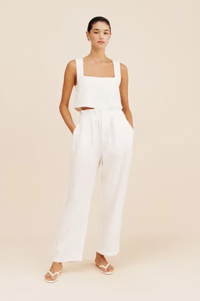 The Posse Ducky Pant In White