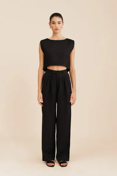 The Posse Louis Trouser In Black