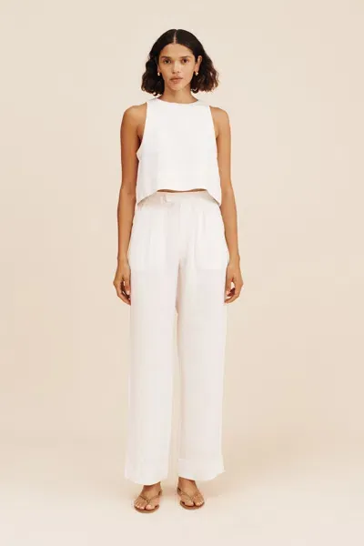 The Posse Louis Trouser In White