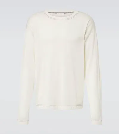 The Row Angelo Cashmere And Silk Top In White