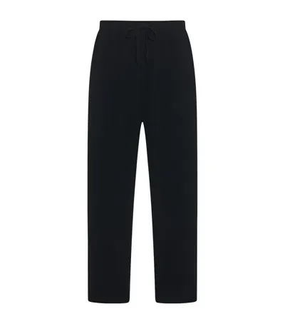 The Row Hayat Cashmere Sweatpants In Black