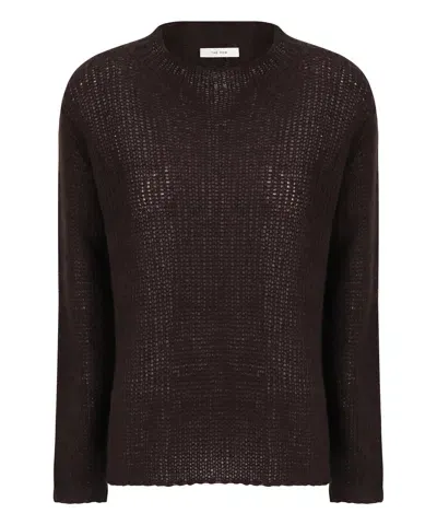 The Row Helios Sweater In Brown