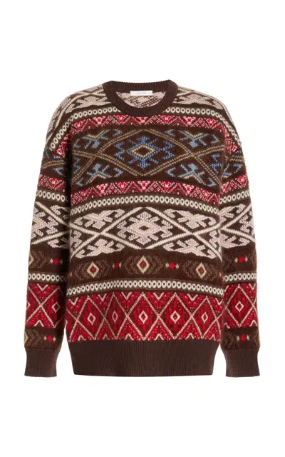 The Row Hinny Knit Cashmere-blend Sweater In Multi