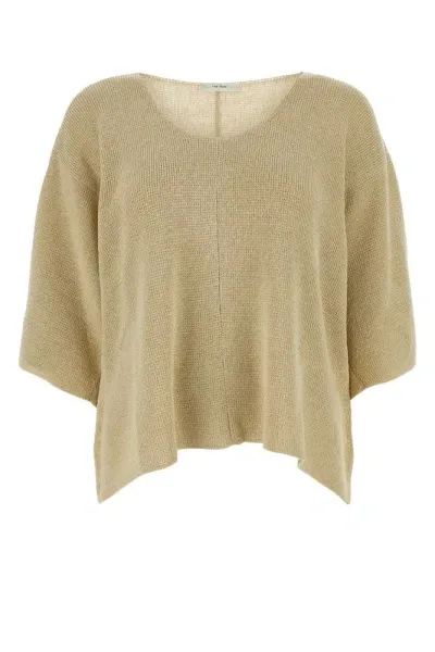 The Row Oversized Falexis Top In Brown