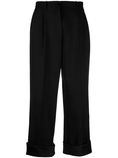 The Row Pleat-detail Four-pocket Tailored Trousers In Black