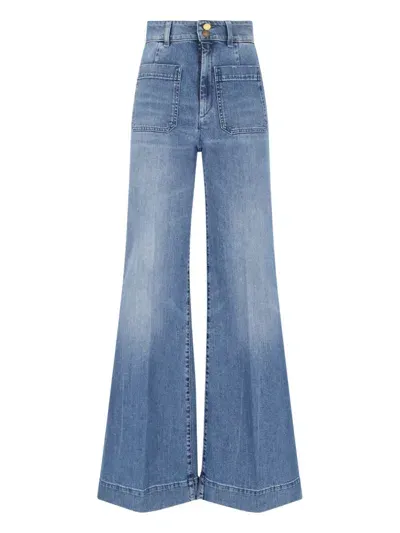 The Seafarer Palazzo Jeans In Blue