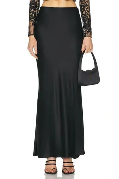 The Sei Bias Maxi Skirt In Black