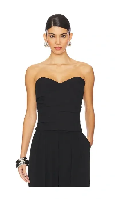 The Sei Cowl Bustier In Black