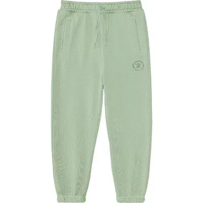 The Sunday Collective Kids' Natural Dye Everyday Joggers In Green