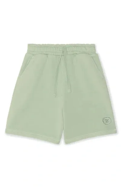 The Sunday Collective Kids' Natural Dye Everyday Shorts In Honeydew